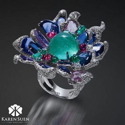 Karen Suen Fine Jewellery A Very Rare 17ct Cat S Eye Paraiba