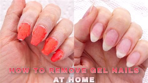 HOW TO EASILY REMOVE GEL NAILS AT HOME YouTube Gel Nail Removal