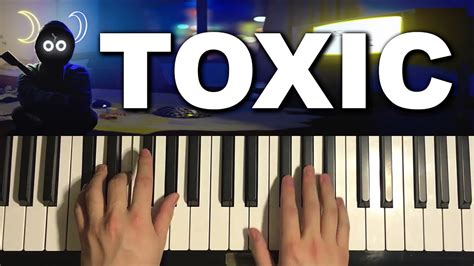 BoyWithUke Toxic Piano Tutorial Lesson YouTube