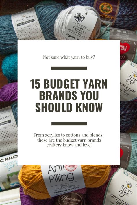 15 Budget Yarn Brands You Should Know - Budget Yarn Reviews