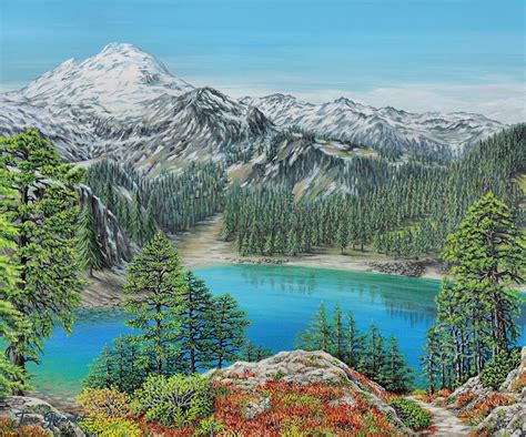 Wilderness Painting at PaintingValley.com | Explore collection of ...