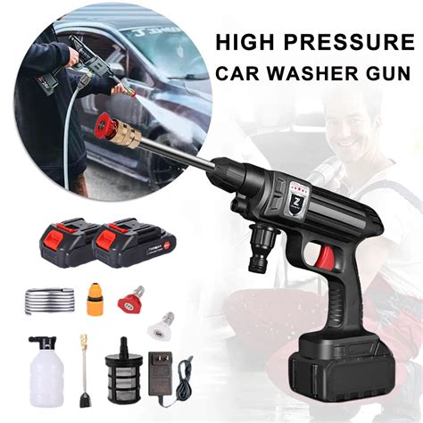 Automobile Water Gun 12000mAh Cordless High Pressure Cleaner Washer