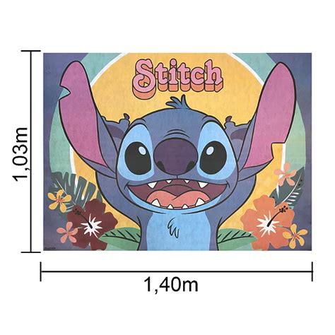 Painel De T N T Festa Stitch X Cm Un Ref Piffer Ccs