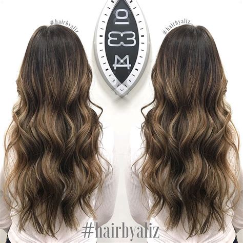 Dark Brunette With Medium And Light Blonde All Balayaged And Painted By Ali Zabatta INDUSTRIAL
