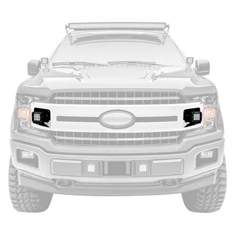 Zroadz Z Kit Grille Oe Bolt On X W Cube Flood Beam Led