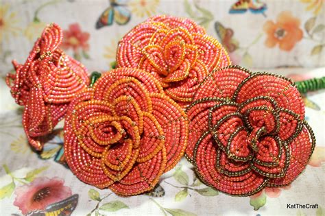 So Many Things To Do So Little Time How To Make Beaded Flowers