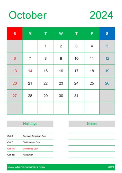 Free Calendar Oct 2024 Printable Monthly Calendar