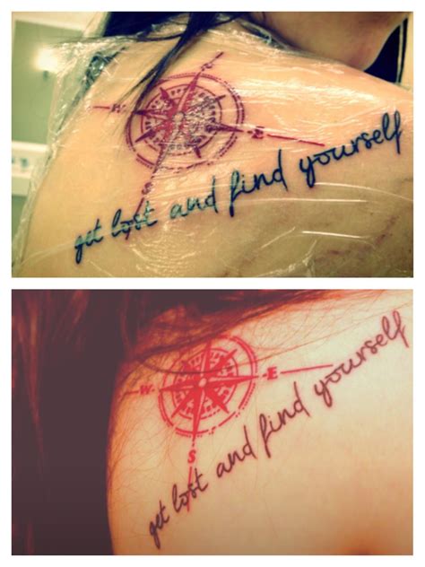 Get Lost And Find Yourself Tattoo Lost Tattoo Infinity Tattoo Tatting