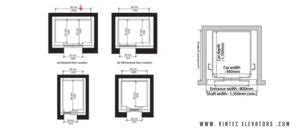 Standard Lift Sizes Dimensions Vintec Elevators