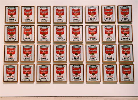 Campbells Soup Cans By Andy Warhol 1962 Andy Warhol Warhol