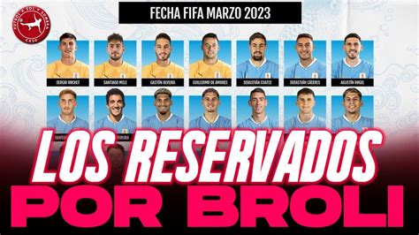 🔴seleccion Uruguaya Sin Suarez Ni Cavani Lista De Reservados Por Marcelo Broli Fsys En