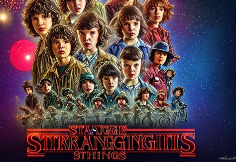 Stranger Things Studio Lighting Digital Art Station Stable Diffusion