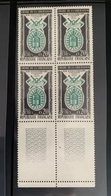 TIMBRE 1272 1960 BLOC 4 ORDRE De La Libération Bdf EUR 1 20 PicClick FR