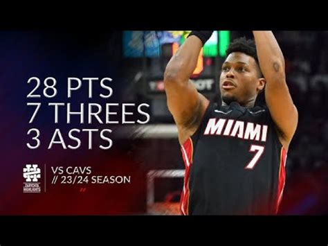 Kyle Lowry 28 Pts 7 Threes 3 Asts Vs Cavs 23 24 Season YouTube