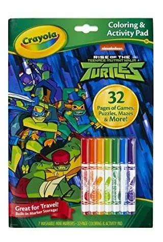 Livro Para Colorir De Tartarugas Ninja Adolescentes Mutantes