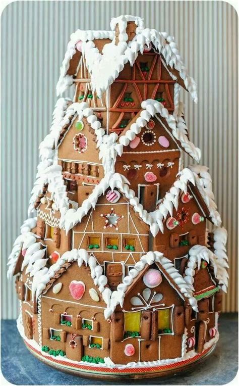 Gingerbread Castle Christmas Gingerbread House Christmas Cake