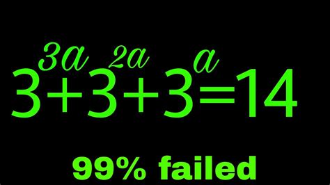 A Very Nice Math Olympiad Problem Algebra Problem Solving