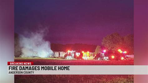 Fire Damages Home In Anderson County