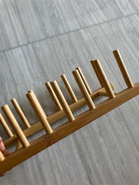 Ikea bamboo plate holder, Furniture & Home Living, Kitchenware ...