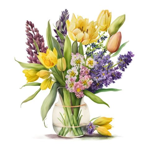 Pin On Pasen Plaatjes Bulb Flowers Flower Bouquet Drawing