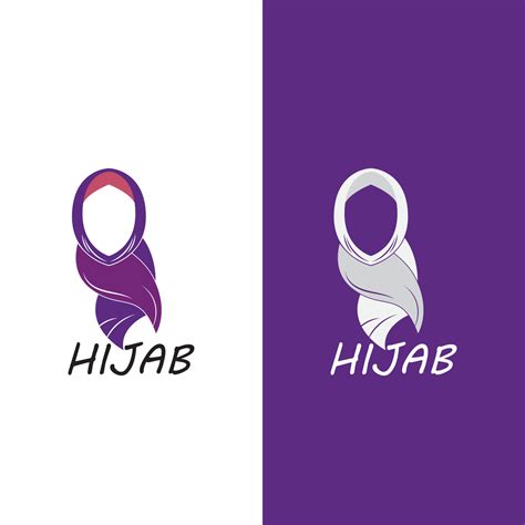 hijab fashion logo and vector template 13297841 Vector Art at Vecteezy