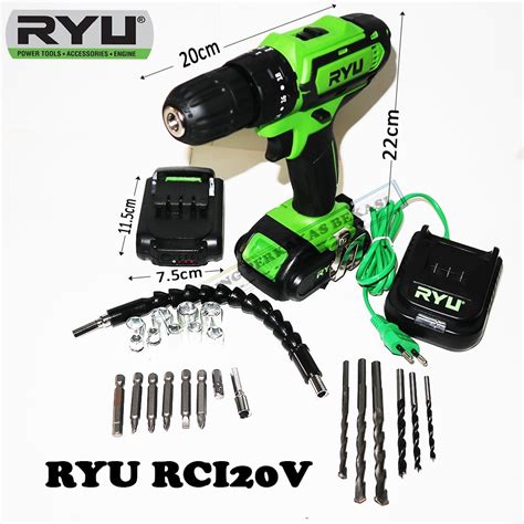 Jual Ryu Cordless Impact Drill Volt Rci Mesin Bor Mm Cordless