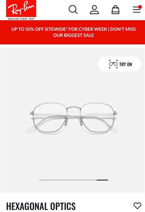 Rayban Eyeglasses Frame Rb6448 Hexagonal Optics Polished Silver 男裝 手錶及配件 眼鏡 Carousell