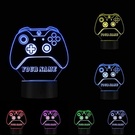 Lampka Nocna D Led Game Pad Xbox Ps Grawer Imi Plexido Sklep