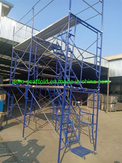 Flip Lock Frame System Walk Thru Scaffolding X China Frame