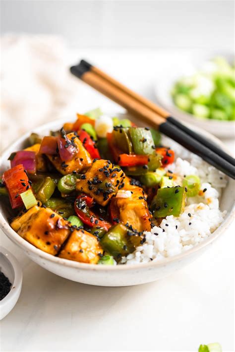 Vegan Sweet And Sour Tofu Running On Real Food