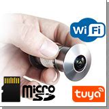 Беспроводной WI-FI IP камера-видеоглазок с записью в облако TUYA «HDcom ...
