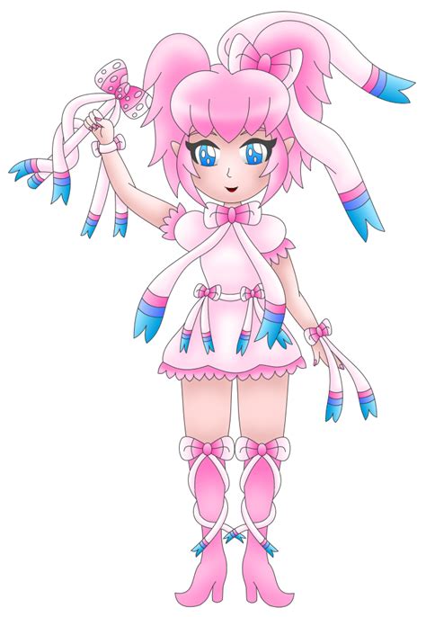 Magical Girl Sylveon Pokemon Transparent By Mikaristar On Deviantart