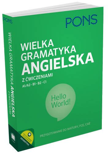 Pons Wielka Gramatyka Angielska Z Wiczeniami Opracowanie Zbiorowe