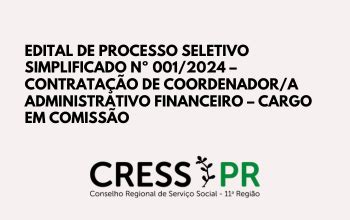 Edital de Processo Seletivo Simplificado nº 001 2024 Contratação de