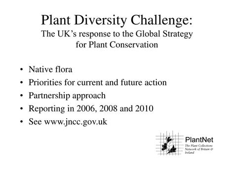 PPT Implementing The Global Strategy For Plant Conservation In The UK