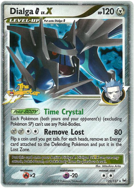 Dialga G Lv X Platinum Pokemon Card