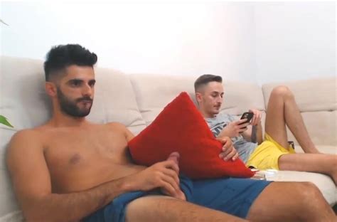 Hot Guy Secretly Edging Next To His Str8 Buddy ThisVid
