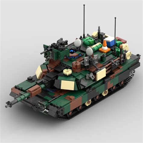 Lego Moc M1a2 Abrams Sep V2 By Pieces Of Akom Rebrickable Build With Lego