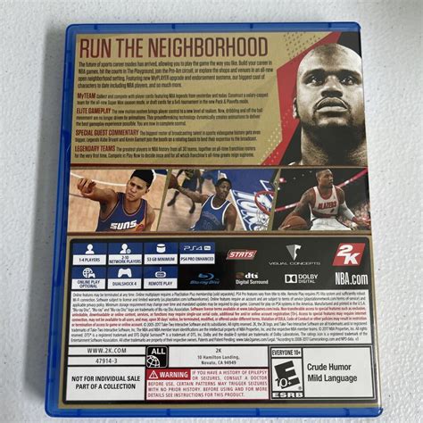 Nba 2k17 Legend Edition Gold Sony Ps4 710425477898 Ebay