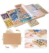 Amazon Becko US 2000 Pc Tilting Jigsaw Puzzle Board With 6 Colored