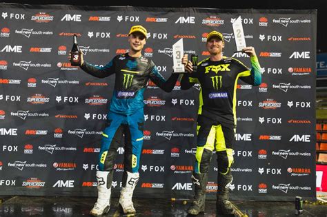 Cdr Yamaha Podium Blitz At Asx Cdr Yamaha Monster Energy Team