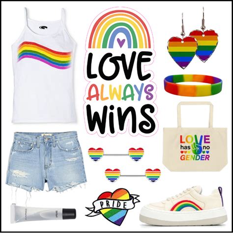 Pride Outfit Shoplook Pride Outfit Lgbtq Outfit Queer Outfits