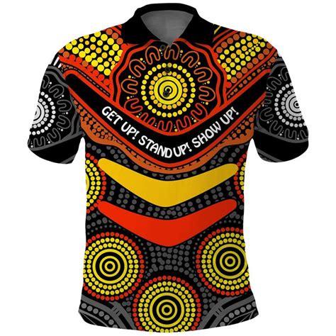 Aio Pride Custom Text Number Naidoc Week Polo Shirt Aboriginal