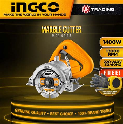 Ingco Marble Cutter Mc W With Free Meters Yellow Tape