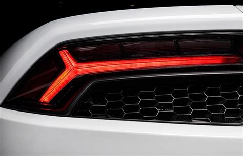 white lamborghini tail lights