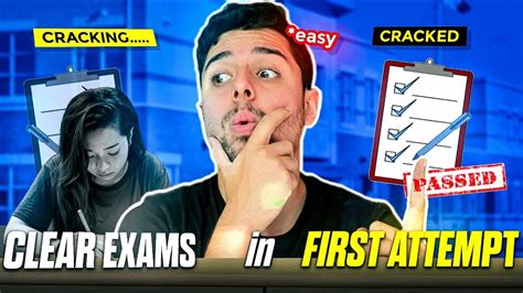 Strategy To Clear Exams On First Attempt Youtube