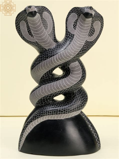 8" Entwined Snakes | Exotic India Art