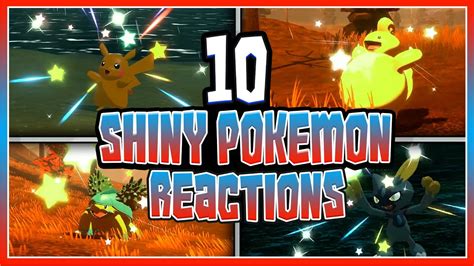 10 Crazy Shiny Reactions Montage In Pokémon Legends Arceus Youtube