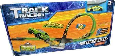 Pista De Carrinhos Tipo Hot Wheels Looping Velocidade Menino Parcelamento Sem Juros