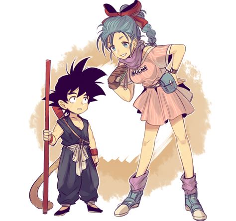 Son Goku And Bulma Dragon Ball And 1 More Drawn By Stere O Danbooru